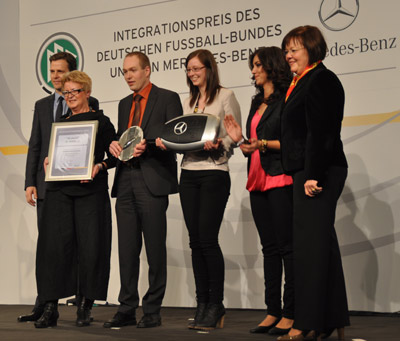 Foto Verleihung Integrationspreis des Deutschen Fußball-Bundes und von Mercedes Benz